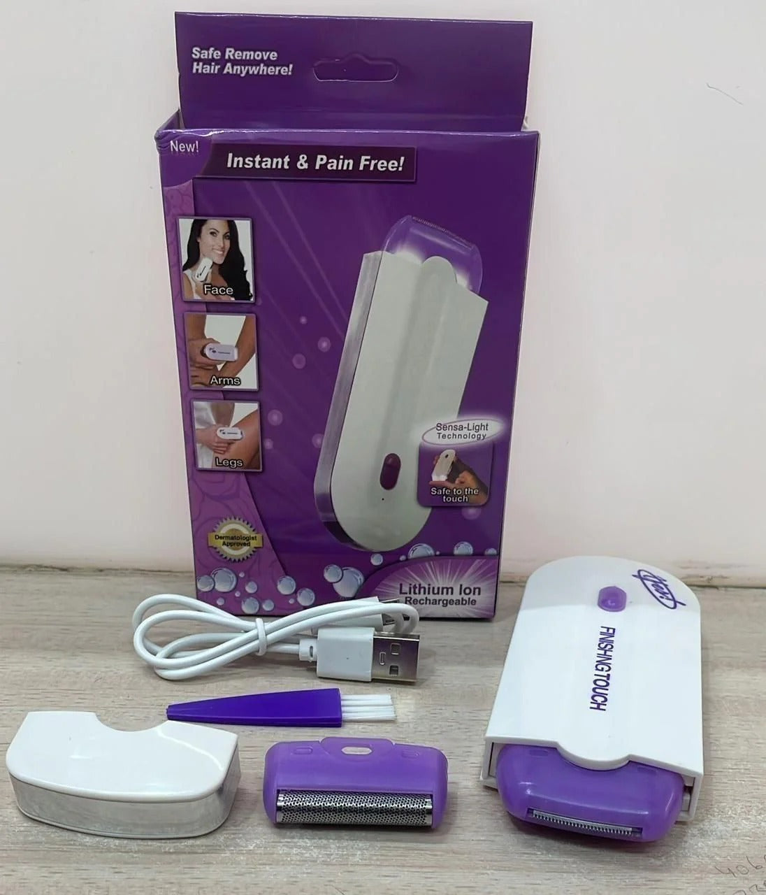 Instant Painless Facial Body Laser Hair Remover Trimmer