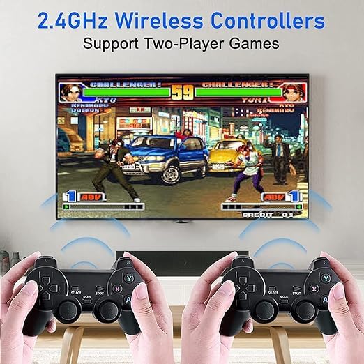 TV Video Game 2.4G Wireless Controller Gamepad Video Game - 4K Ultra HD Games Pack of 1 pcs