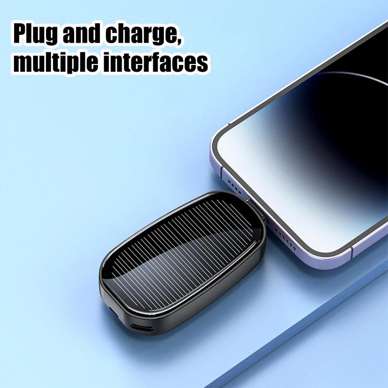 Mini Solar Keychain Power Bank