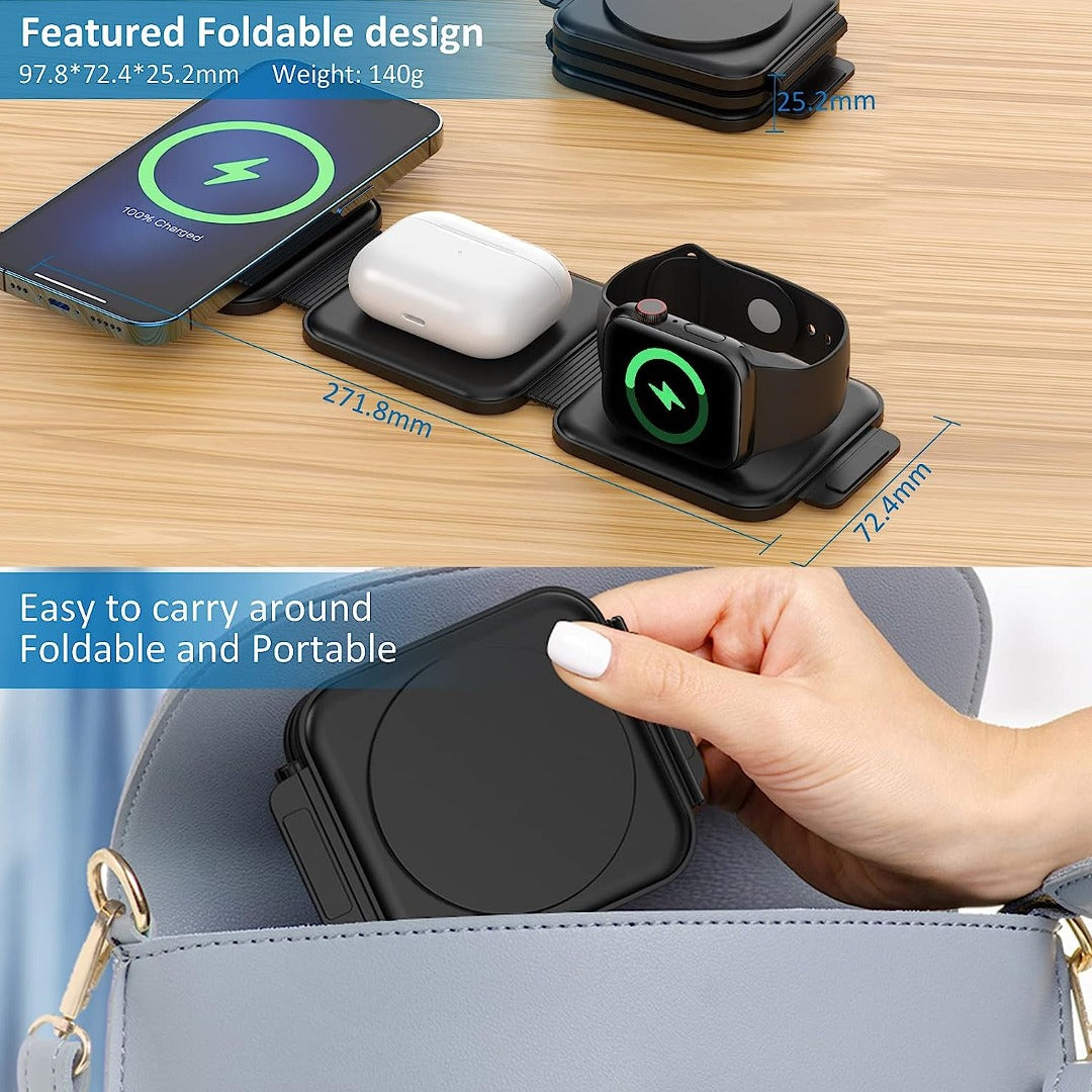 Infinity™ 3-in-1 Magnetic Foldable Wireless Charger