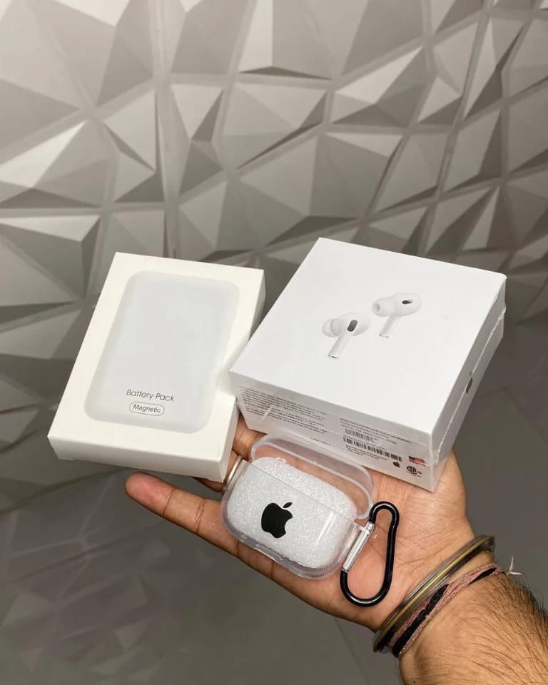 (Combo Offers) AirPods Pro 2nd Generation + Magsafe Powerbank (2)