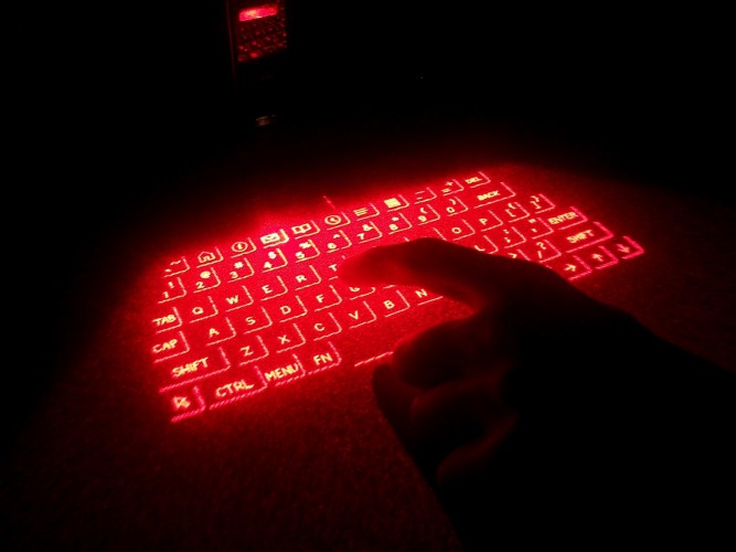 Universal Mini Wireless Projection Bluetooth Virtual Laser Keyboard with Mouse Function Keyboard for PC Mobile Phone iPad Tablet PC Laptop | Keyboard