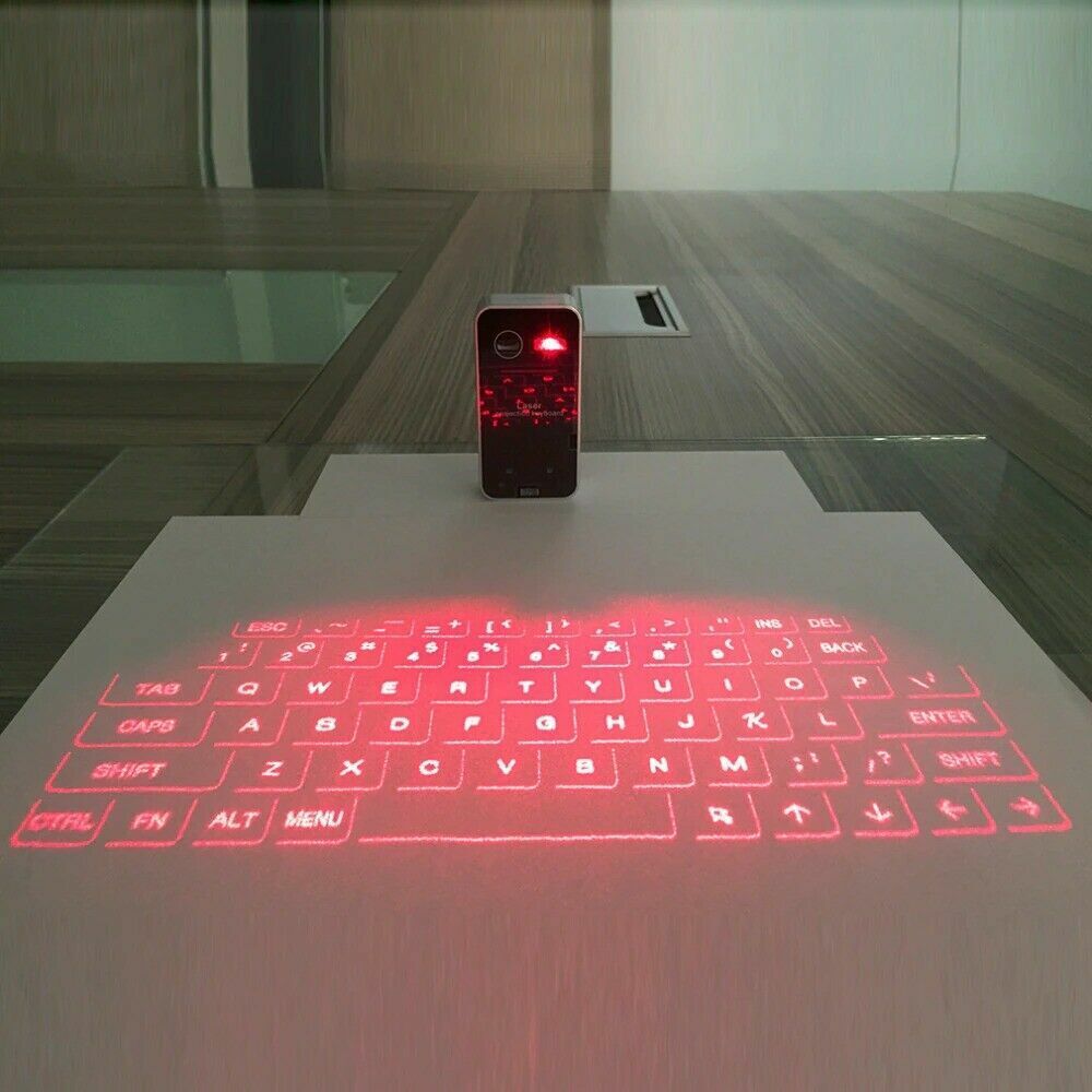 Universal Mini Wireless Projection Bluetooth Virtual Laser Keyboard with Mouse Function Keyboard for PC Mobile Phone iPad Tablet PC Laptop | Keyboard