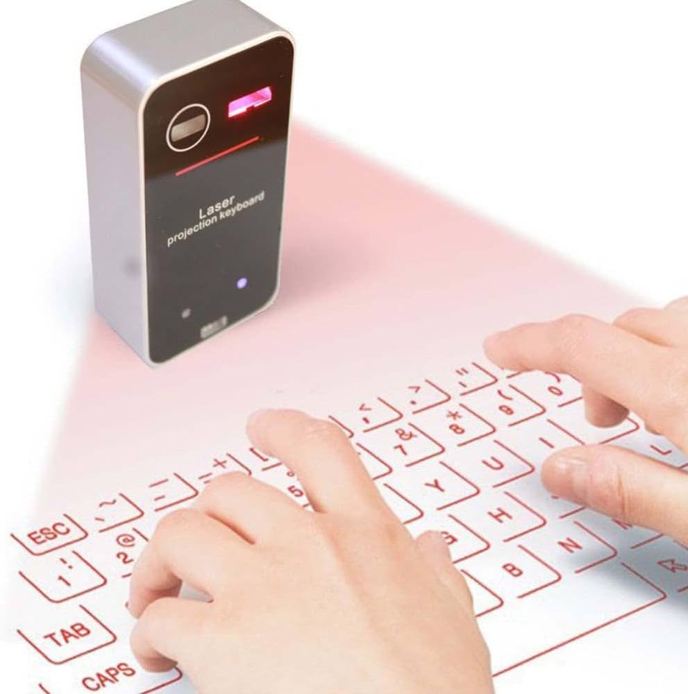 Universal Mini Wireless Projection Bluetooth Virtual Laser Keyboard with Mouse Function Keyboard for PC Mobile Phone iPad Tablet PC Laptop | Keyboard