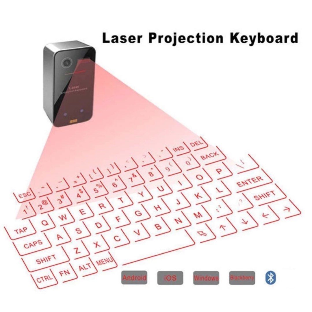 Universal Mini Wireless Projection Bluetooth Virtual Laser Keyboard with Mouse Function Keyboard for PC Mobile Phone iPad Tablet PC Laptop | Keyboard