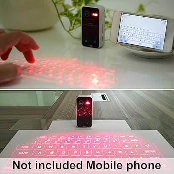 Universal Mini Wireless Projection Bluetooth Virtual Laser Keyboard with Mouse Function Keyboard for PC Mobile Phone iPad Tablet PC Laptop | Keyboard