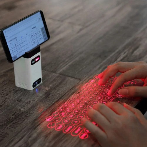 Universal Mini Wireless Projection Bluetooth Virtual Laser Keyboard with Mouse Function Keyboard for PC Mobile Phone iPad Tablet PC Laptop | Keyboard