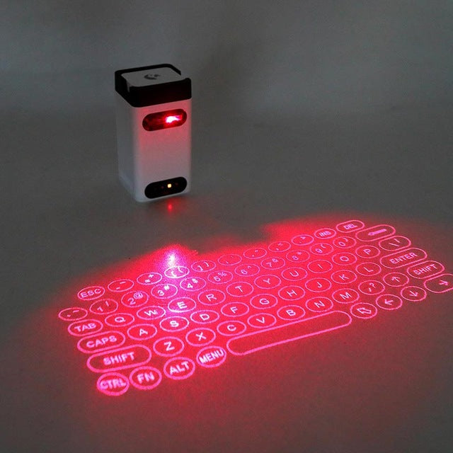 Universal Mini Wireless Projection Bluetooth Virtual Laser Keyboard with Mouse Function Keyboard for PC Mobile Phone iPad Tablet PC Laptop | Keyboard