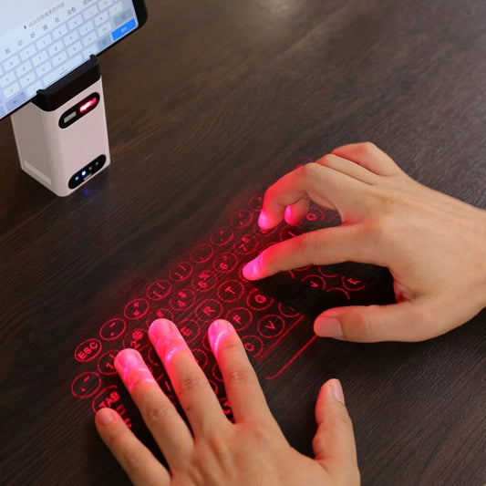 Universal Mini Wireless Projection Bluetooth Virtual Laser Keyboard with Mouse Function Keyboard for PC Mobile Phone iPad Tablet PC Laptop | Keyboard