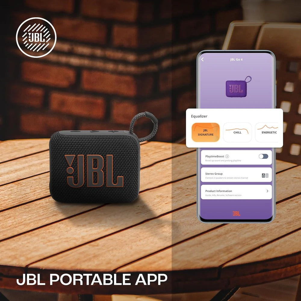 JBL Go 4, Wireless Ultra Portable Bluetooth Speaker,  Type C (Without Mic)