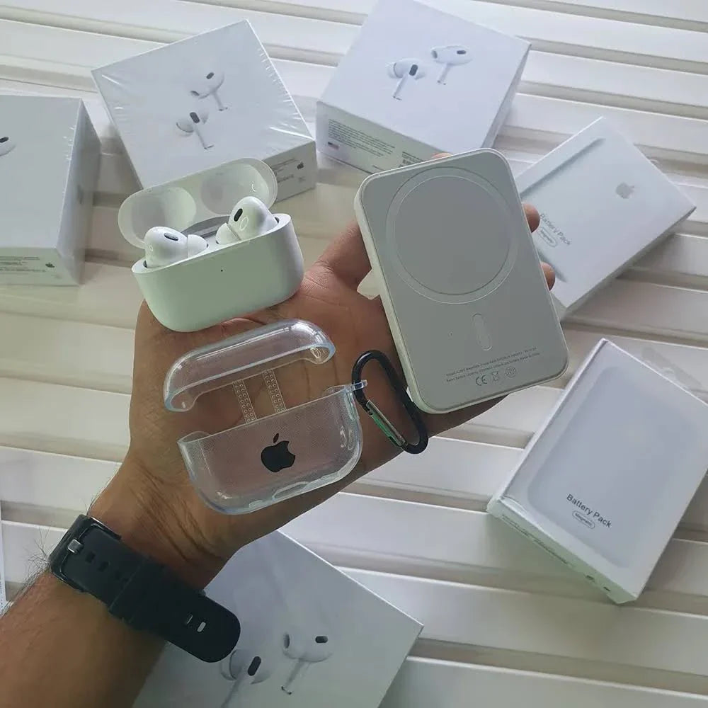 (Combo Offers) AirPods Pro 2nd Generation + Magsafe Powerbank (2)